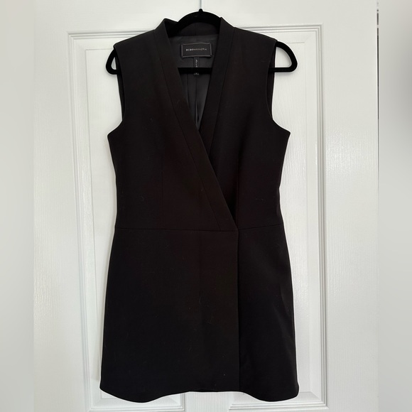 bcbg black blazer dress BCBGMAXAZRIA Womens Wrap Blazer with Pockets Dress, Black, X-Small US at Amazon Women's Clothing store